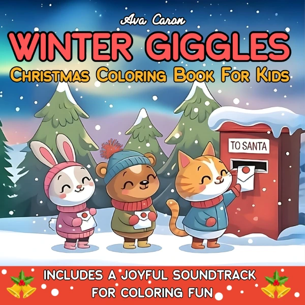 Winter Giggles: Christmas Coloring Book for Kids, by Ava Caron