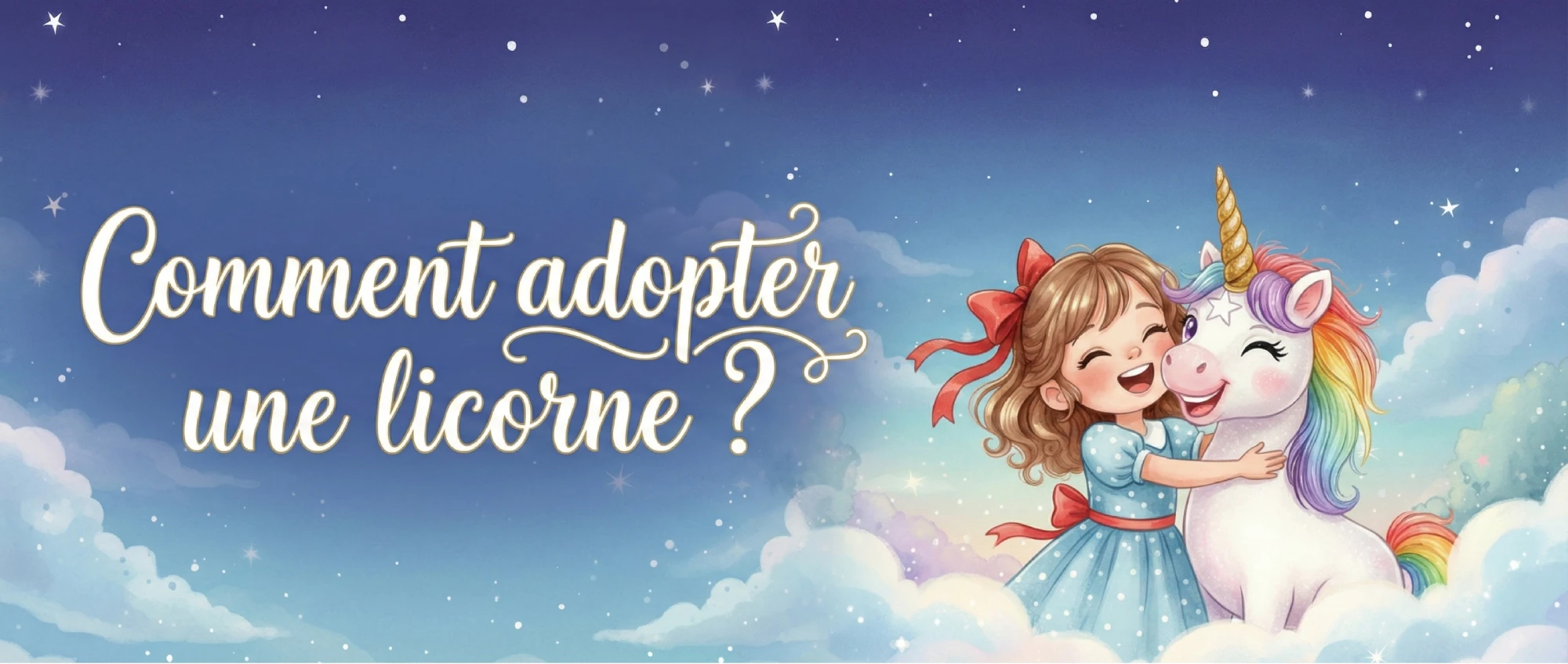 Comment adopter une licorne ? — une histoire de licorne arc-en-ciel