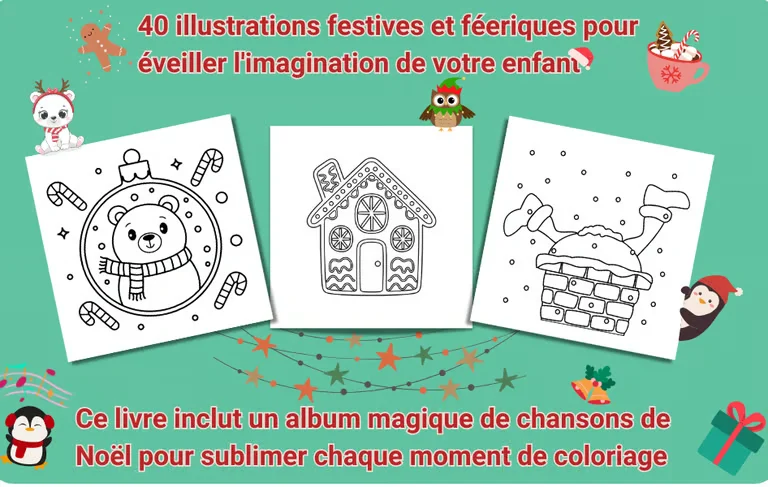 40 illustrations festives et féeriques pour éveiller l'imagination de votre enfant